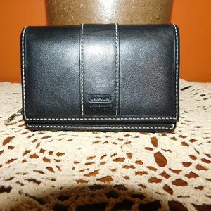 COACH BLACK LEATHER WALLET
